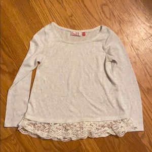 Sparkly tunic sweater